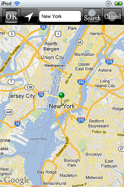 horoscope JIKU astrology astrologer iPhone map new york small