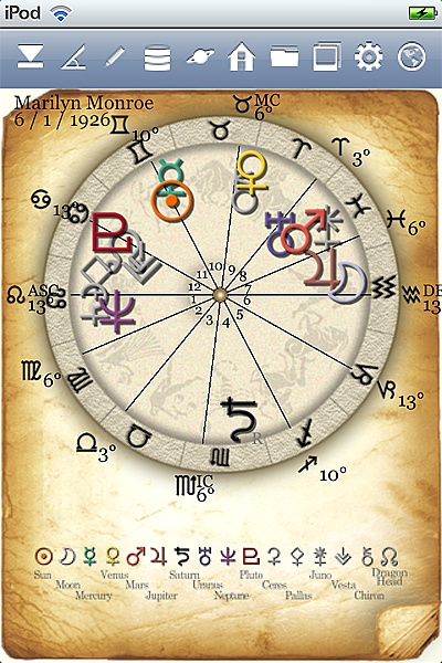 horoscope JIKU astrology astrologer iPhone screenshot top icon3